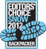 Backpacker Magazine 2012 Editors’ Choice Snow Award